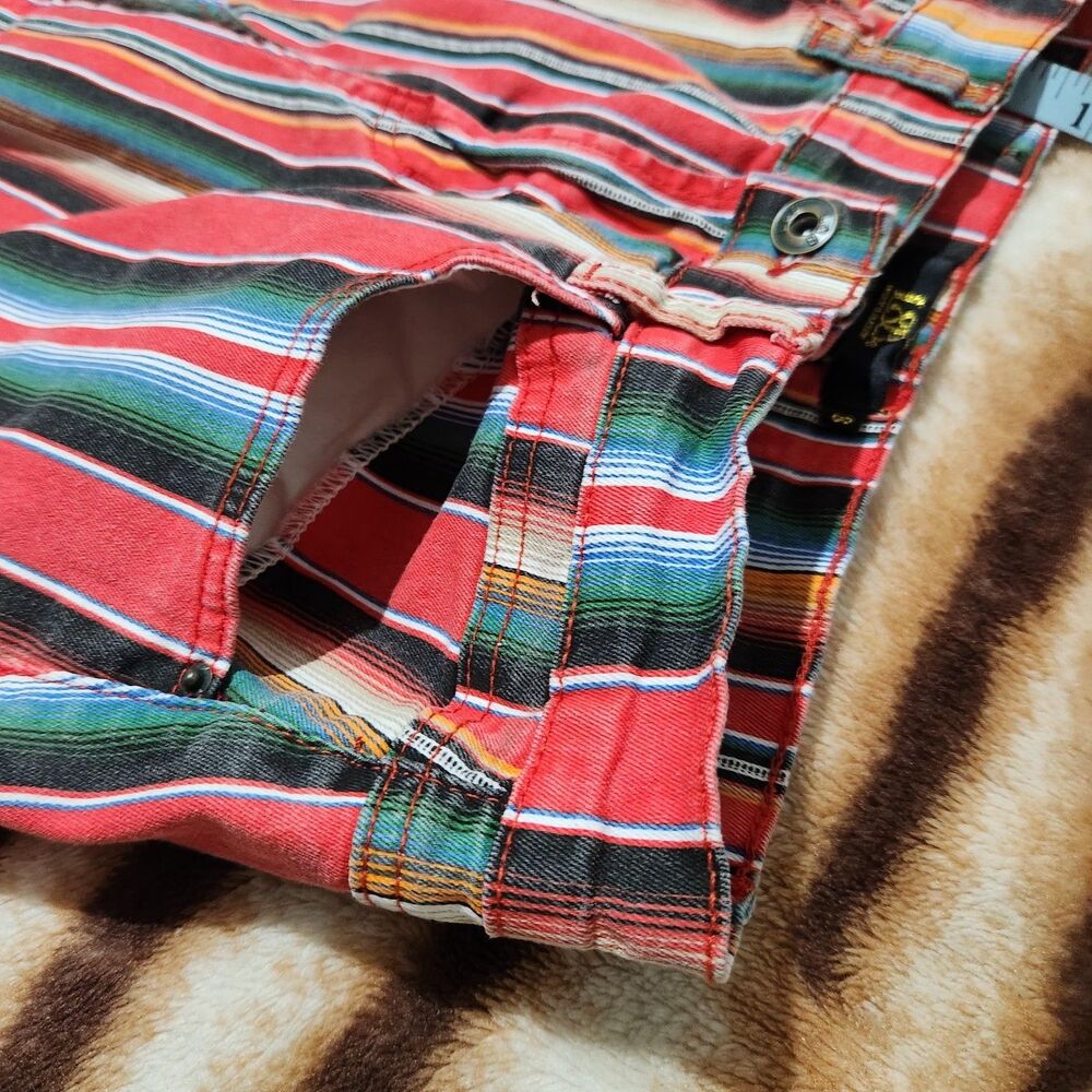Lucky And Blessed Mini Skirt Size 8 Colorful With Pockets - Picture 6 of 13